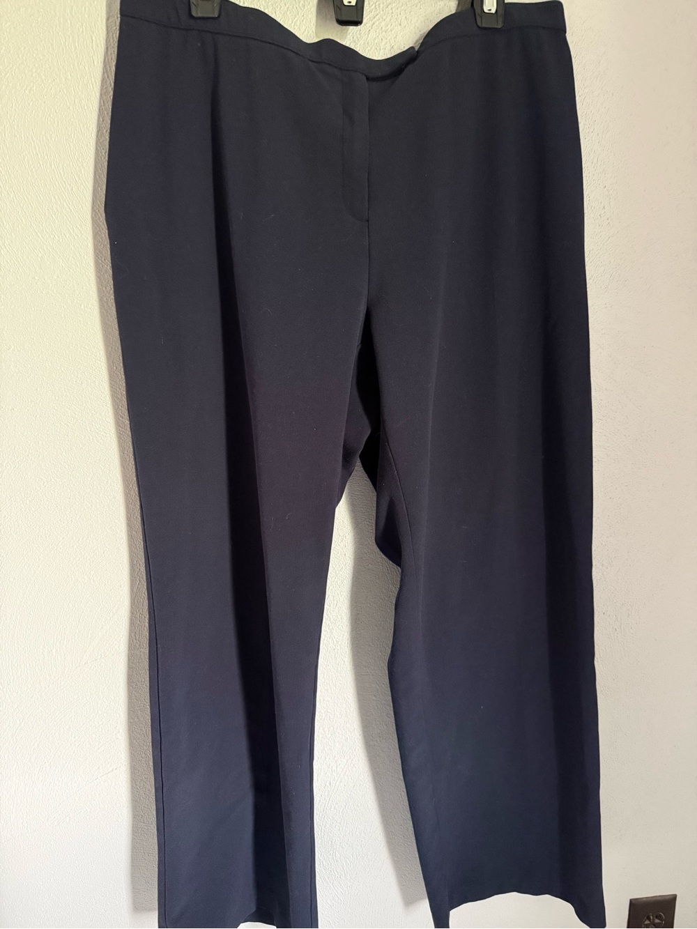 Sag Harbor Navy Straight Leg Pants